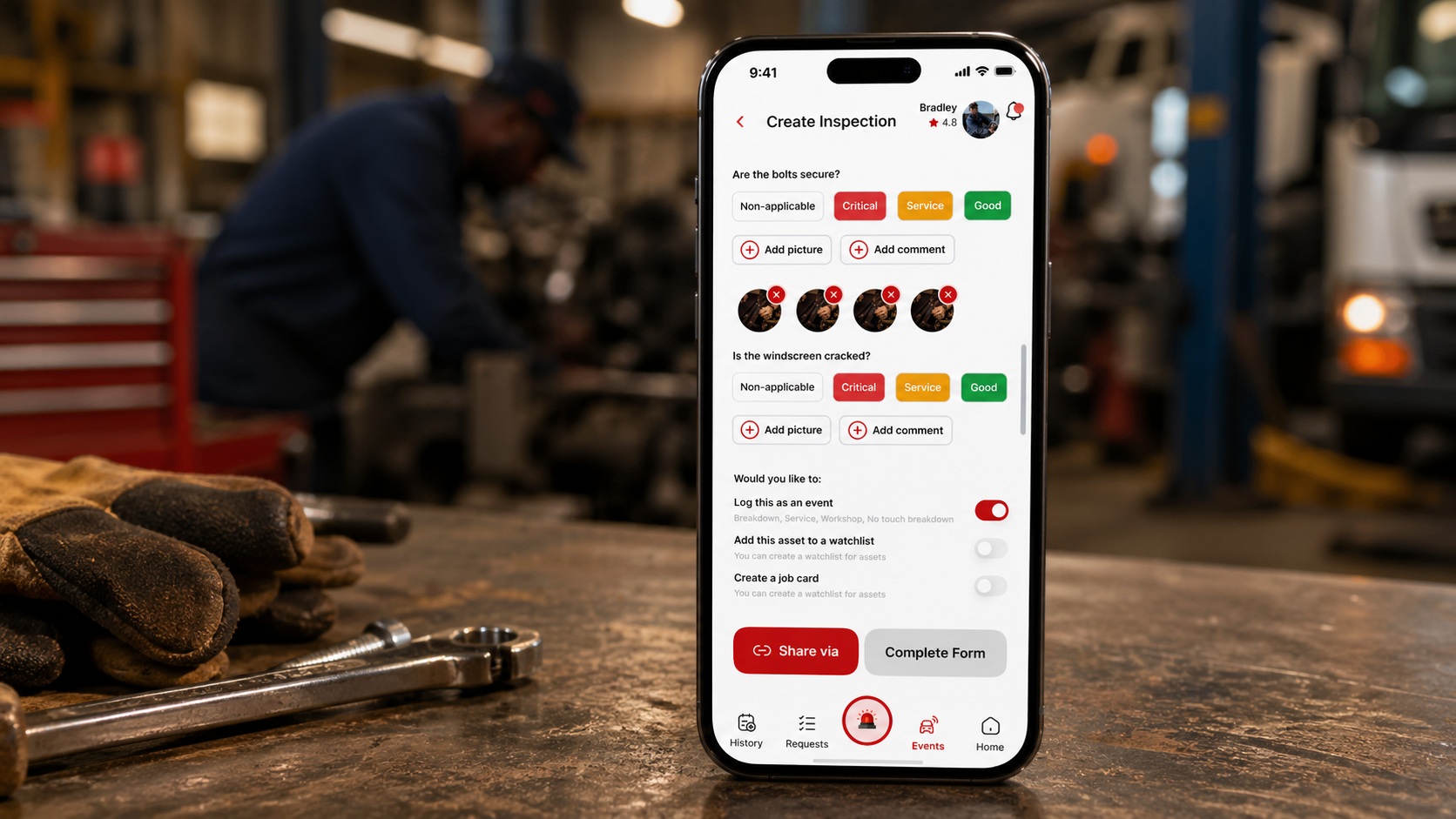 Right Now Response platform — real-time repair job coordination